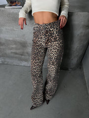 DELIA LEOPARD WIDE LEG