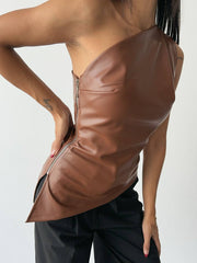 PARADISE LEATHER TOP